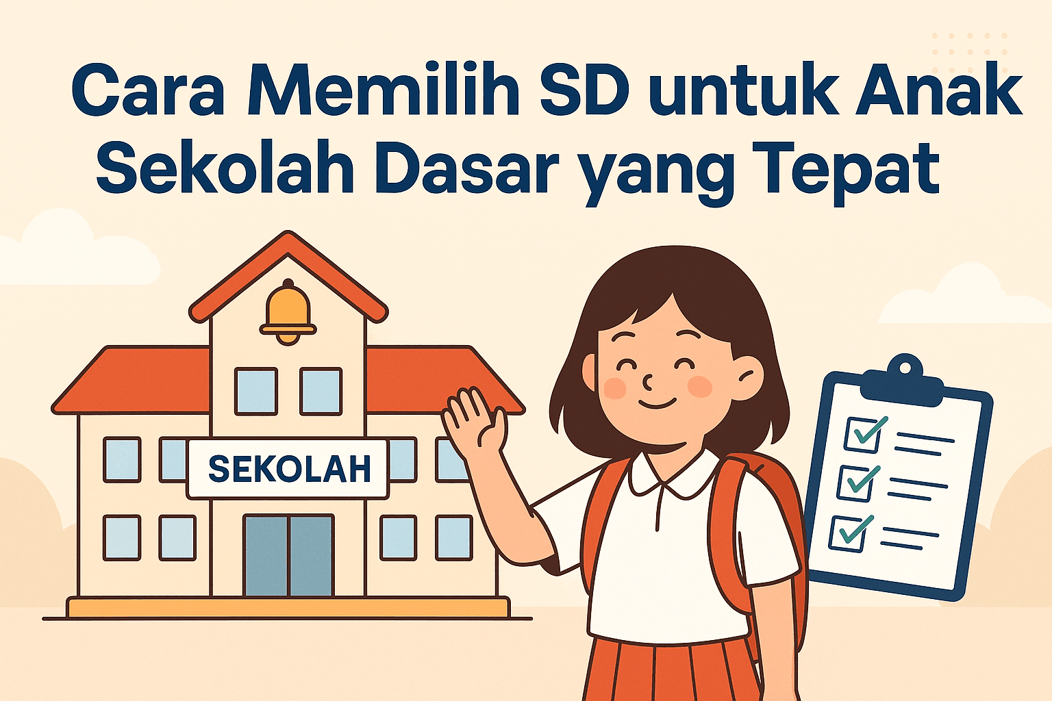 Cara Memilih SD untuk Anak