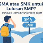 Pilih SMA atau SMK untuk Lulusan SMP dan MTs