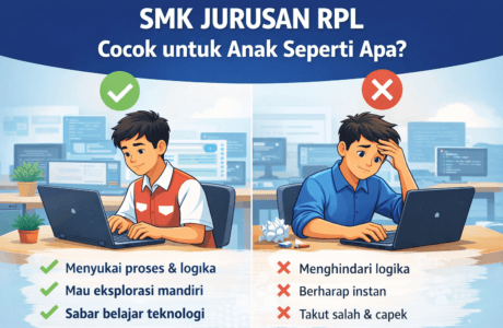 SMK Jurusan RPL cocok untuk anak seperti apa