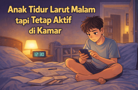 anak tidur larut malam tapi tetap aktif di kamar