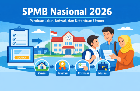 Ilustrasi SPMB Nasional 2026 sebagai panduan penerimaan siswa baru di Indonesia