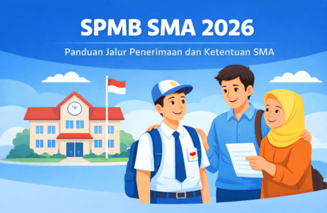 Ilustrasi SPMB SMA 2026 sebagai panduan penerimaan siswa masuk SMA negeri